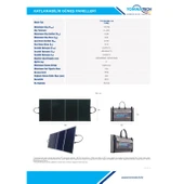 TommaTech 110W Katlanabilir Güneş Paneli - 6