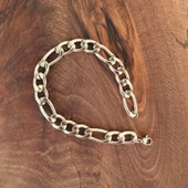 Gurmet Kararmaz Gümüş Erkek Çelik Bileklik thumbnail 4