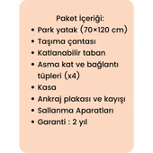 Raftel Oyun Parkı Park Yatak Bebek Beşik 70X120 cm thumbnail 9
