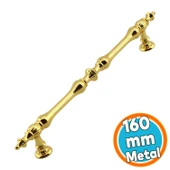 Mobilya Mutfak Dolabı Çekmece Dolap Kulpları Kapak Kulpu Kulbu Gold 160 mm Metal Kulp thumbnail 1
