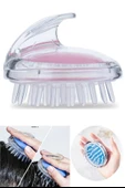 Mucit Home Duş Tarağı Yumuşak Silikon Saç Yıkama Saç Derisi Masaj Tarağı thumbnail 2