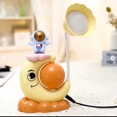 Çocuk Odası Ay ve Astronot Desenli Gece Lambası thumbnail 5