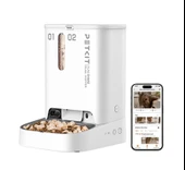 Petkit Yumshare Kameralı Çift Hazneli Akıllı Mama Kabı Beyaz thumbnail 1