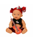 Punk Nil Bebek 23 cm 23495 Kırmızı İki Kulak Saçlı thumbnail 1