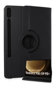 Litae Trend BFS Samsung Galaxy X610 Tab S9 FE Plus 12.4 Kılıf 360 Tablet Deri Kılıf - Siyah thumbnail 1