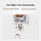 Petkit Yumshare Solo Kameralı Akıllı Mama Kabı Beyaz thumbnail 4