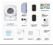 Petkit Purobot Ultra Akıllı Kedi Tuvaleti Beyaz - 5