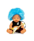 Punk Nil Bebek 23 cm 23495 Mavi Kirpi Saç thumbnail 1