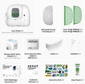 Petkit Purobot Max Pro Akıllı Kedi Tuvaleti Beyaz - 6