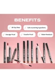 Sacheu Lip Liner Stay-n Soyulabilir Uzun Süre Kalıcı Dudak Çizgisi Belirginleştirici 02 MUAH-ve 3.5ML - 7