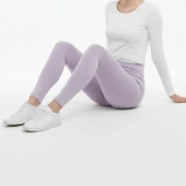 Sıcak Tutan Kışlık | Lila Yüksek Bel Kadın %100 Pamuklu Termal Tayt thumbnail 4