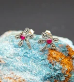 925 Ayar Gümüş Çocuk Küpesi skü00032 thumbnail 1