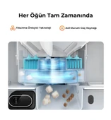 Petkit Yumshare Kameralı Çift Hazneli Akıllı Mama Kabı Beyaz thumbnail 6