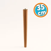 3 ADET Sehpa Masa Ayağı Ham Doğal Ahşap Kahverengi Boyalı Mobilya Aksesuar Modern Ayak Bohem 35 cm thumbnail 8