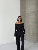 MADONNA YAKA ÖNÜ BROŞLU BÜRÜMCÜK TAKIM thumbnail 1