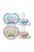 Philips Avent Ultra Air Emzik 0-6 Ay 2li Kız SCF085/59 - 1