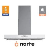 NARTE -HI30190W 90 CM BEYAZ ADA TİPİ DAVLUMBAZ -6 YIL GARANTİLİ -YÜKSEK PERFORMANS - 1