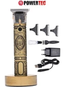 Powertec TR-1818 Sakal Ense Çizim Tıraş Makinesi T-Bıçak - 1