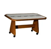 Fayanslı Tekerlekli Sehpa 5 Taşlı thumbnail 3