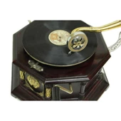 Gramofon Sekizgen Bronz Kakma Kurmalı Plakçalar ASIG523O thumbnail 4