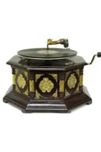 Gramofon Sekizgen Bronz Kakma Kurmalı Plakçalar ASIG523O thumbnail 9
