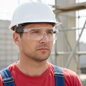 Baymax S400 Şeffaf İş Güvenlik Gözlüğü Koruyucu Gözlük thumbnail 2