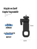 RGB Mini Klipsli LED Işık Ayarlanabilir Açı Taşınabilir, Şarjlı, Cep Tipi Video ve Yayın Aydınlatma Lambası - 2