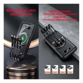 Magsafe Powerbank 10.000 Mah Hızlı Şarj Göstergeli Kablosuz Taşınabilir Şarj Type-C/usb - 2