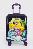 Monalisa Home Lİsanslı Lüks Renkli Figürlü Çocuk Valizi thumbnail 3