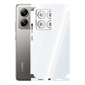 Xiaomi 14T Pro ile Uyumlu 360 Arka Kaplama   Şeffaf - 1