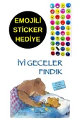 EMOJİLİ  STİCKER HEDİYE  - OKUL ÖNCESİ RESİMLİ KİTAPLAR  - İYİ GECELER FINDIK thumbnail 1