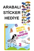 ARABALI STİCKER HEDİYELİ - Meraklı Zebra ile Sayı Maceram – Matematik Becerilerini Geliştirme thumbnail 1