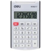 Deli 39217 Mini Hesap Makinesi Kapaklı Siyah thumbnail 1
