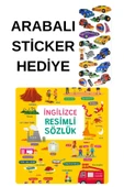 ARABALI STİCKER HEDİYELİ - OKUL ÖNCESİ RESİMLİ KİTAPLAR  - İngilizce Resimli Sözlük thumbnail 1