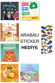 ARABALI STİCKER HEDİYELİ - OKUL ÖNCESİ RESİMLİ KİTAPLAR MASAL - 6 ADET ÇOCUK KİTABI thumbnail 1
