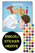 EMOJİLİ  STİCKER HEDİYE - OKUL ÖNCESİ RESİMLİ KİTAPLAR  - DOSTUM TOBİ thumbnail 1