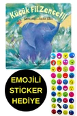 EMOJİLİ  STİCKER HEDİYE  - OKUL ÖNCESİ RESİMLİ KİTAPLAR  - KÜÇÜK FİL ZENCEFİL thumbnail 1