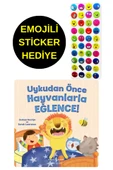 EMOJİLİ  STİCKER HEDİYE  - OKUL ÖNCESİ RESİMLİ KİTAPLAR  - UYKUDAN ÖNCE HAYVANLARLA EĞLENCE ! thumbnail 1