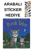 ARABALI STİCKER HEDİYELİ - OKUL ÖNCESİ RESİMLİ KİTAPLAR MASAL - PIRTIK TEKİR thumbnail 1