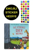 EMOJİLİ  STİCKER HEDİYE  - OKUL ÖNCESİ RESİMLİ KİTAPLAR  - İYİ YÜREKLİ DEV MEMO thumbnail 1