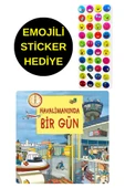 EMOJİLİ  STİCKER HEDİYE  - OKUL ÖNCESİ RESİMLİ KİTAPLAR  - HAVALİMANINDA BİR GÜN thumbnail 1
