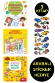ARABALI STİCKER HEDİYELİ - OKUL ÖNCESİ RESİMLİ KİTAPLAR  - ETKİNLİKLERLE İNGİLİZCE ÖĞRENİYORUM thumbnail 1