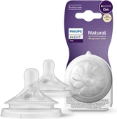 Philips Avent Natural Response 2'li Biberon Emziği, 1 Numara, 0 Ay+ - 1