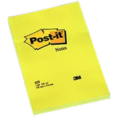 Post-it Yapışkanlı Not Kağıdı Büyük Boy Çizgisiz 100 YP 102x152 Sarı 659 - 1