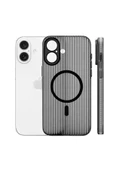 iPhone 16 Line Magsafe Kapak - Gri thumbnail 1