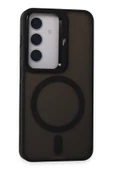Samsung Galaxy S24 Flet Lens Magsafe Kapak - Siyah thumbnail 1