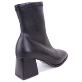Dagoster DZA07-1277101 Siyah Klasik Topuklu Kadın Bot thumbnail 4