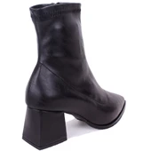Dagoster DZA07-1277201 Siyah Klasik Topuklu Kadın Bot thumbnail 4