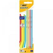 Bic Evolution 646 Stripes Kurşun Kalem 4lü Blister thumbnail 1