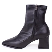 Dagoster DZA07-1277201 Siyah Klasik Topuklu Kadın Bot thumbnail 3